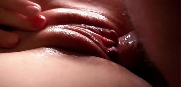  From slow gentle to fast hard. Close-up pussyfucking and cumshot
